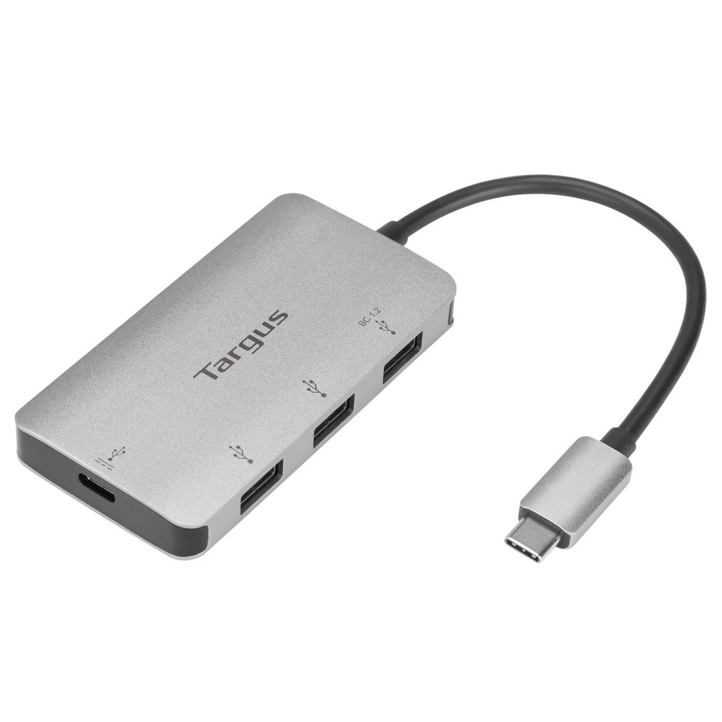 Targus USB-C Multi-Port Hub with 3x USB-A Ports and 1x USB-C Port with 100W PD Pass-Thru