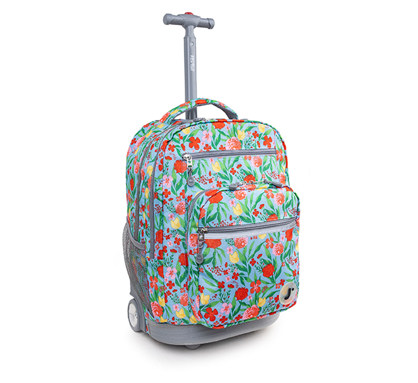 JWorld Sundance Rolling Backpack Flora