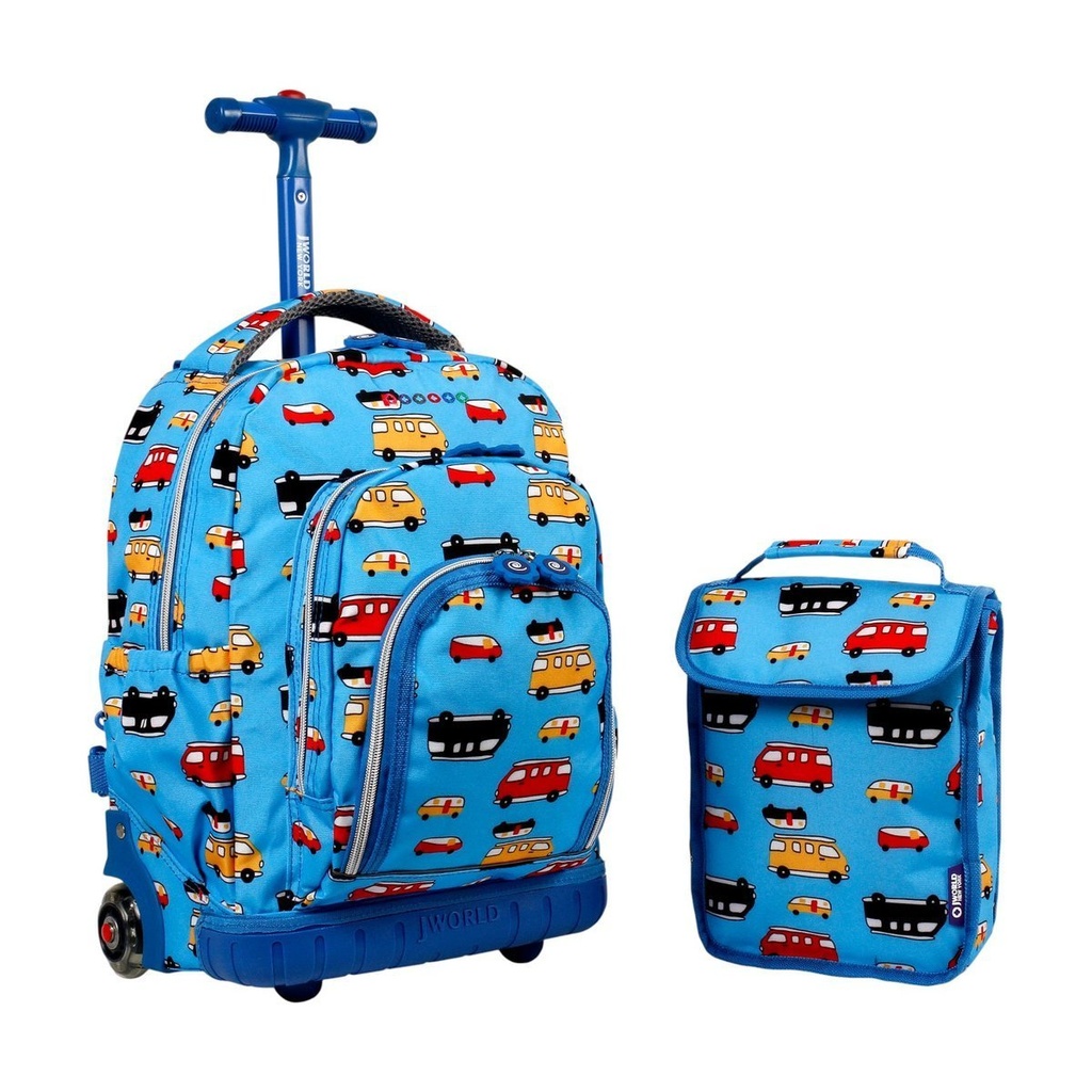 Lollipop Mini Bus Mochila Con Ruedas
