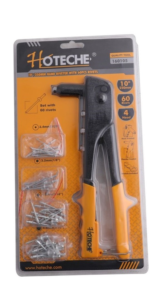 [160105] (60 Pcs) Juego de Remachadora Manual