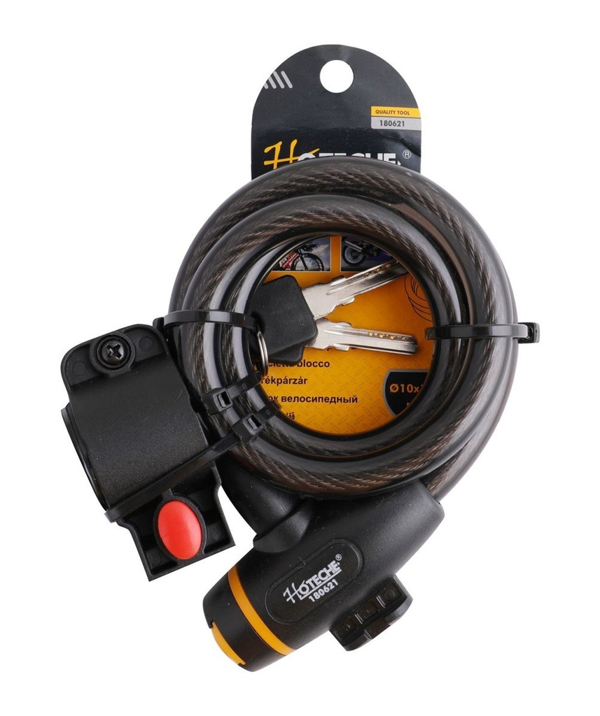 [180621] (1000 mm) Candado Con Cable Espiral (12)