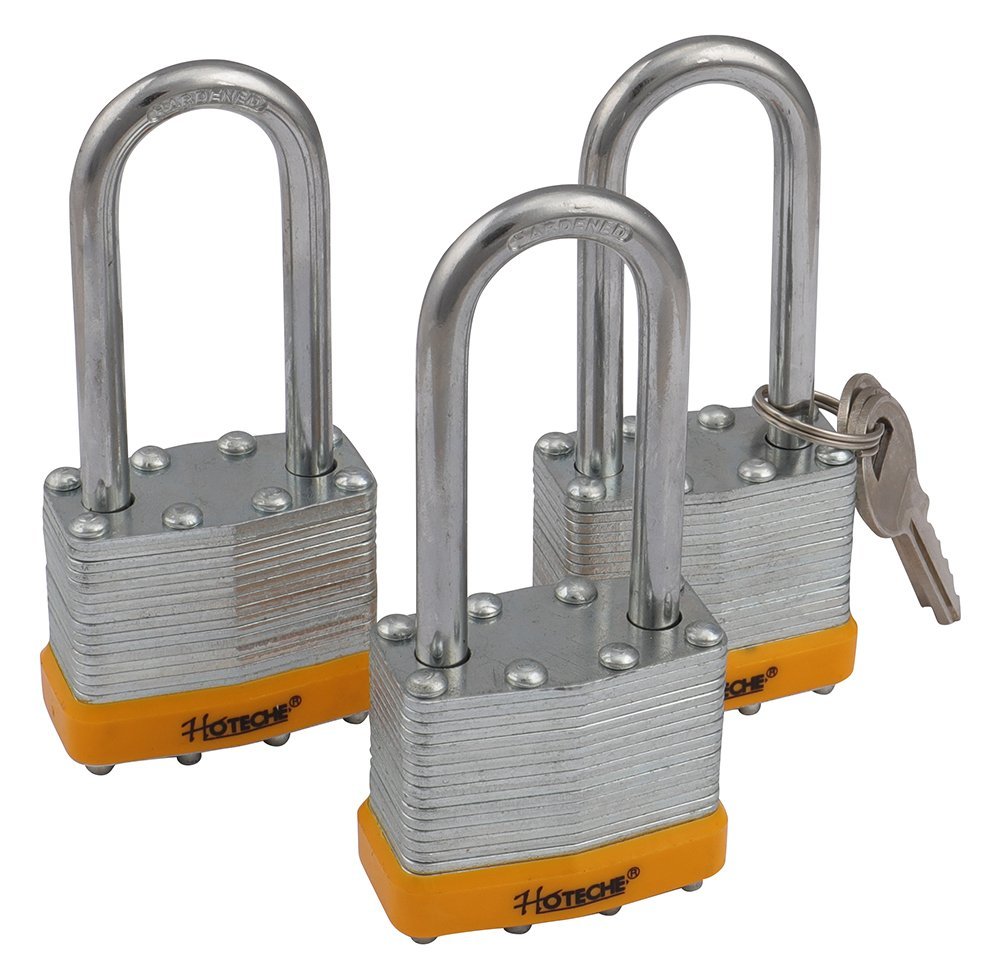 [181503] (3Pcs) Juego de Candados Laminados (40mm)