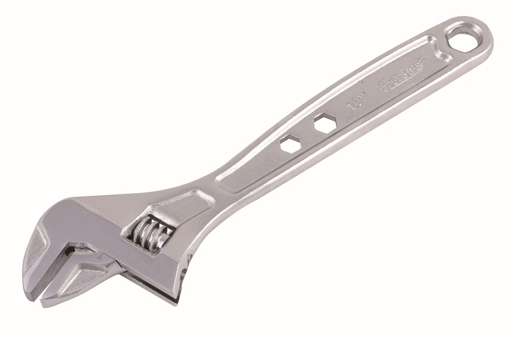 [191203] Llave ajustable de 250 mm / 10 '' niquelada