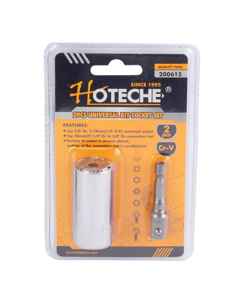 [200615] Conjunto de socket de bit universal de 2pcs