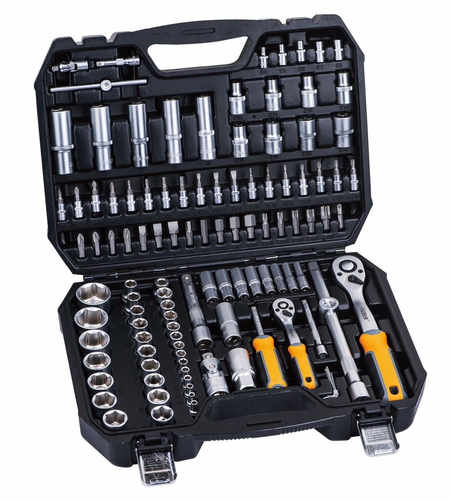 [203101] SET 110pcs 1/4 "y 1/2" Dr. Socket Set
