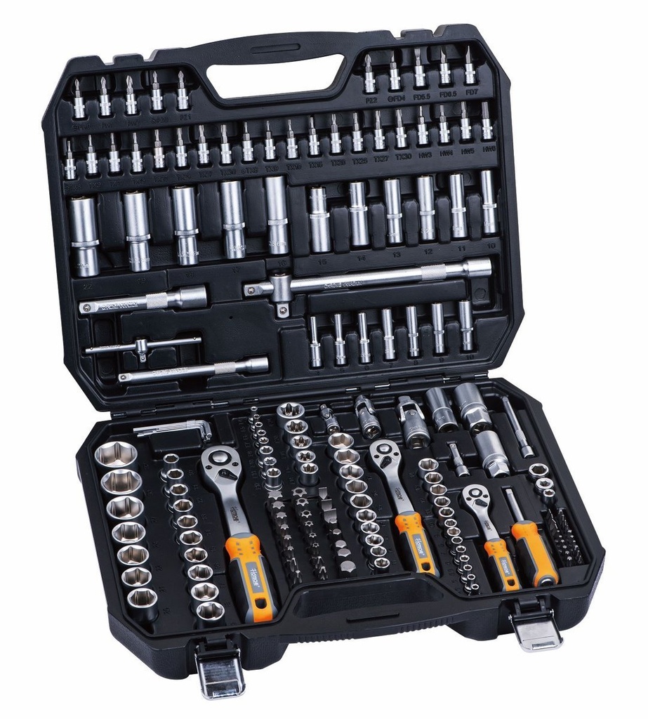 [203102] 171pcs 1/4 ", 3/8" Y 1/2 "dr. Socket Set