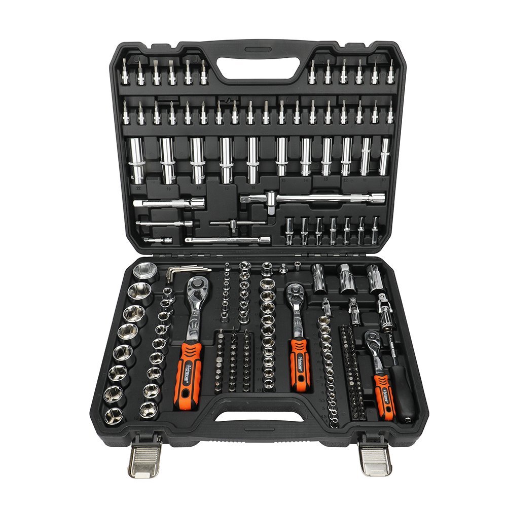 [203103] (202 Pcs) Juego de Dados de 1/4", 3/8" y 1/2"