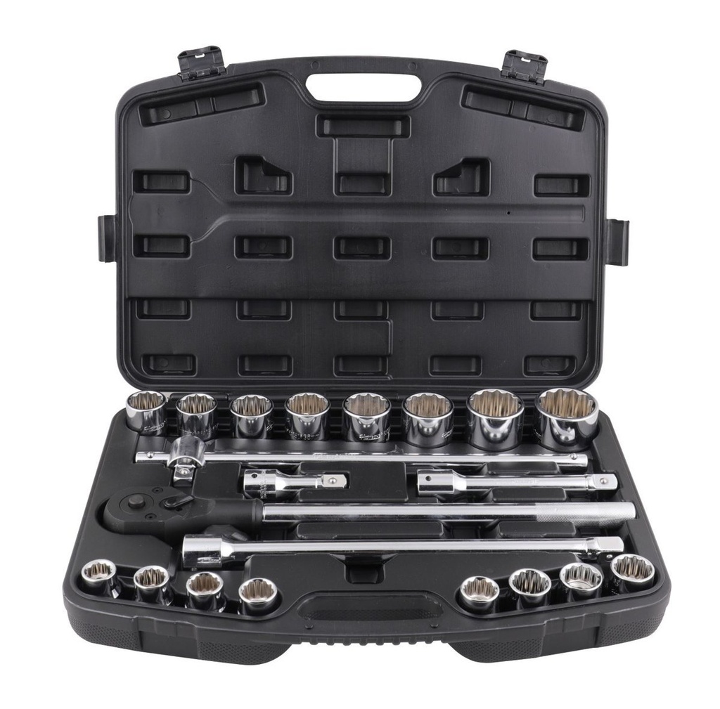 [203620] (21Pcs) Juego De Sockets 12 Puntas en 3/4"