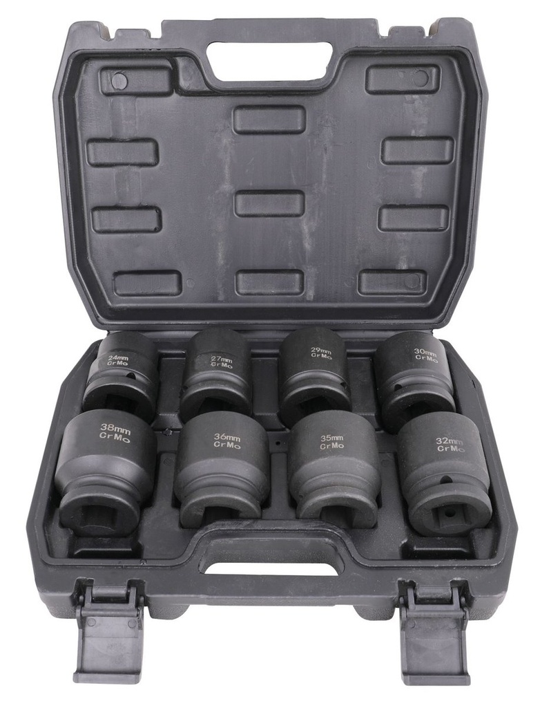 [205191] CONJUNTO MÉTRICO DE Dados DE IMPACTO  3/4"" 8PCS