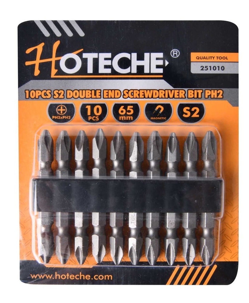 [251010] 11 Unids S2 Doble Fin Destornillador Bit Ph2