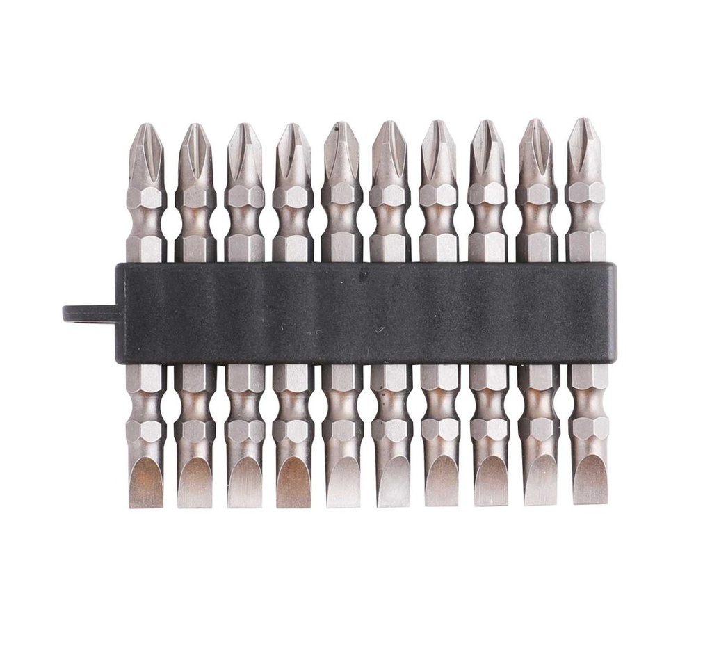[251012] DOBLE EXTREMO DESTORNILLADOR 10PCS PH2-65MM-SL7