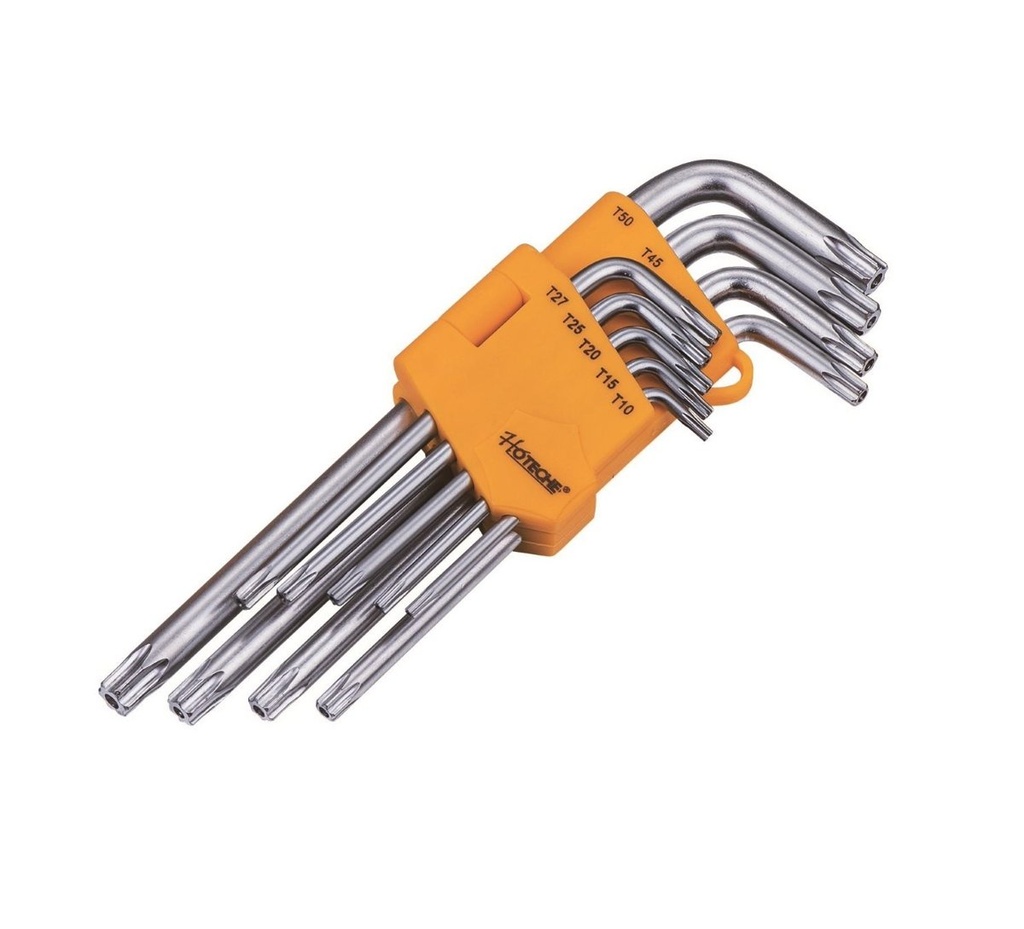 [260809] (9Pcs) Juego de Llaves Torx Largas