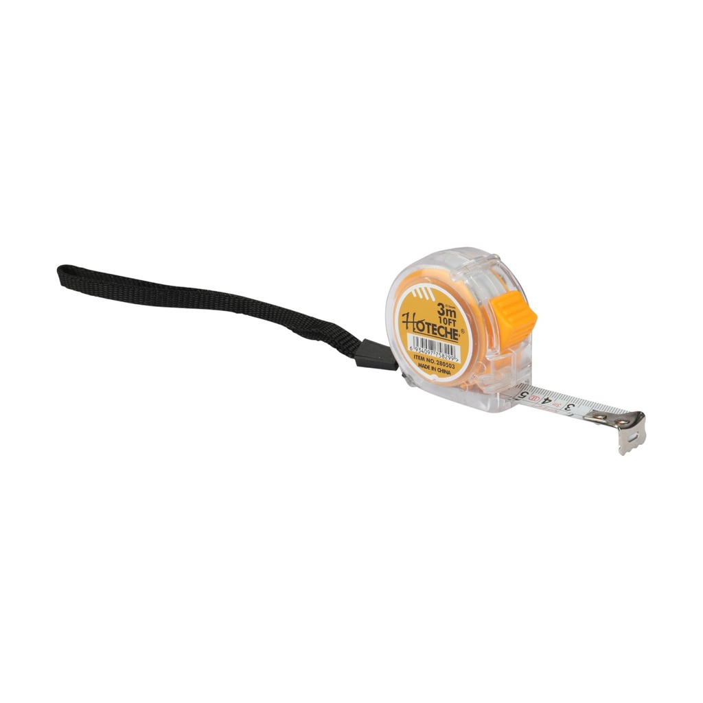 (3m x16mm) Cinta Métrica Transparente