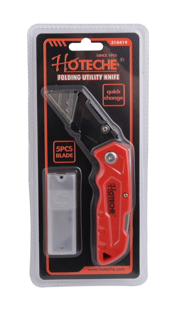 [310419] Cuchillo plegable para uso general con hoja de 5 piezas