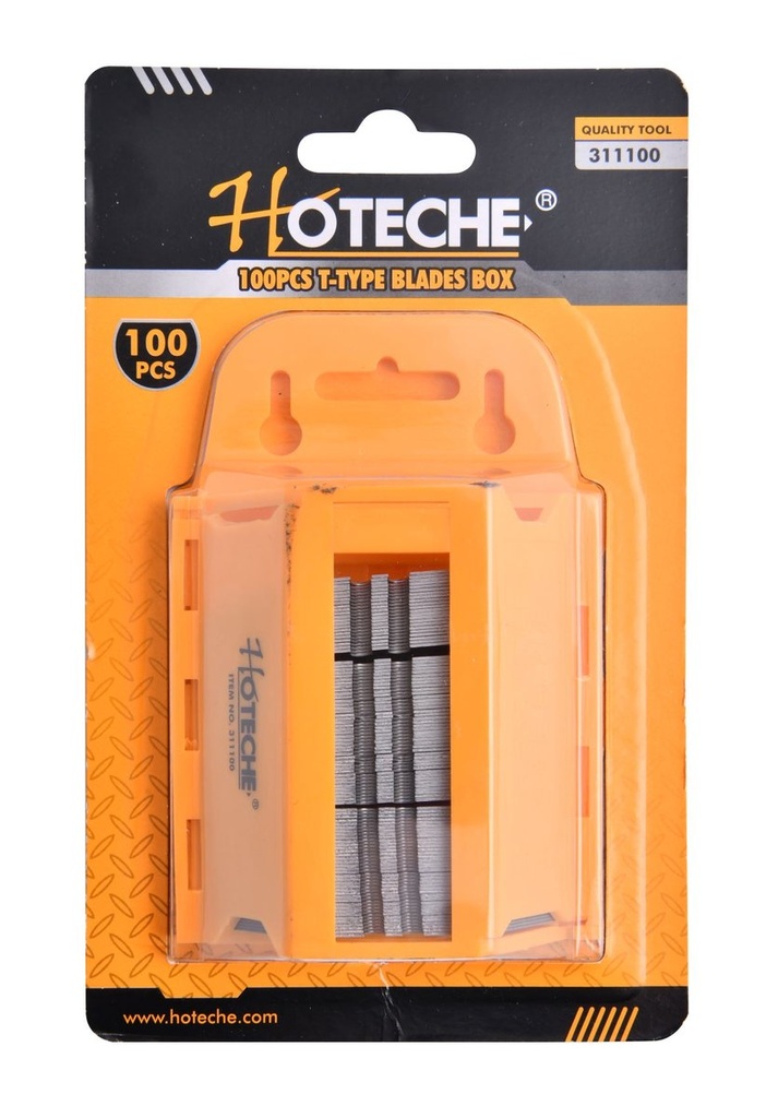 CUCHILLAS TIPO T / 100PCS
