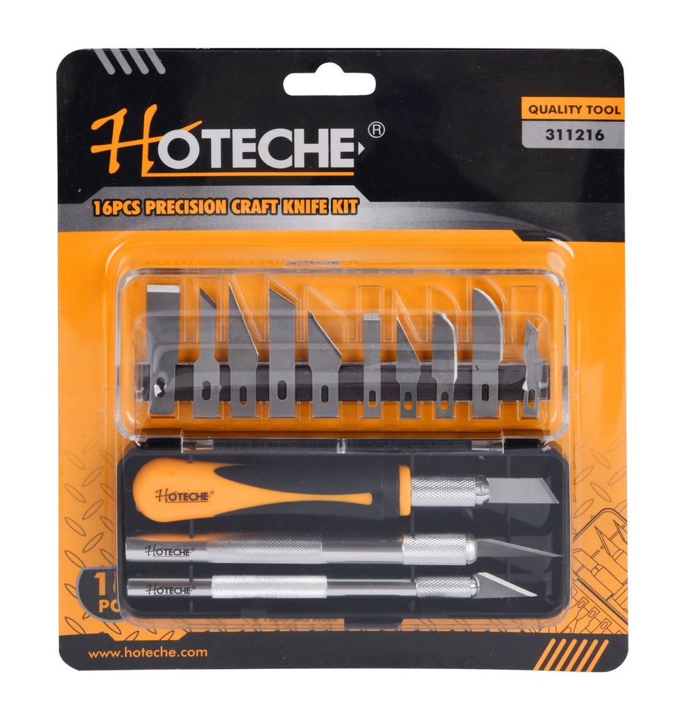 16pzs Cuchillos De Precision Artesanal