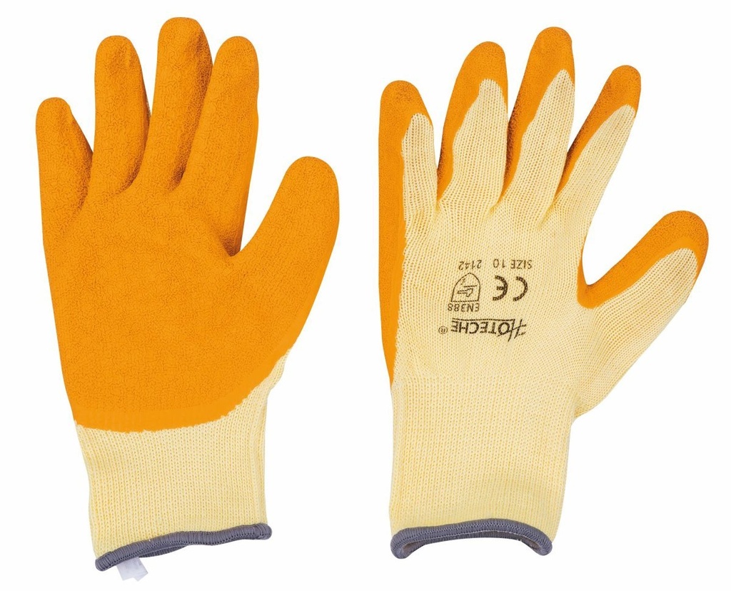 [430110] 10" Guantes Recubiertos Con Latex (10g)