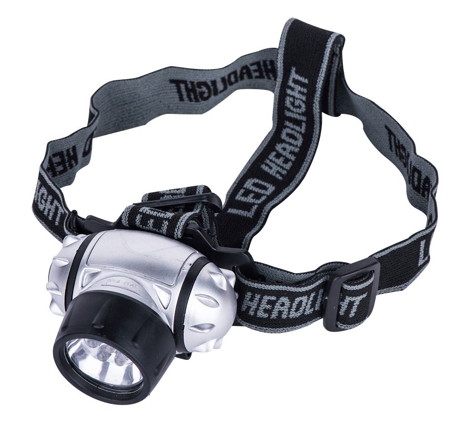 [440005] (7 Led) Linterna De Cabeza A Bateria 3xAAA