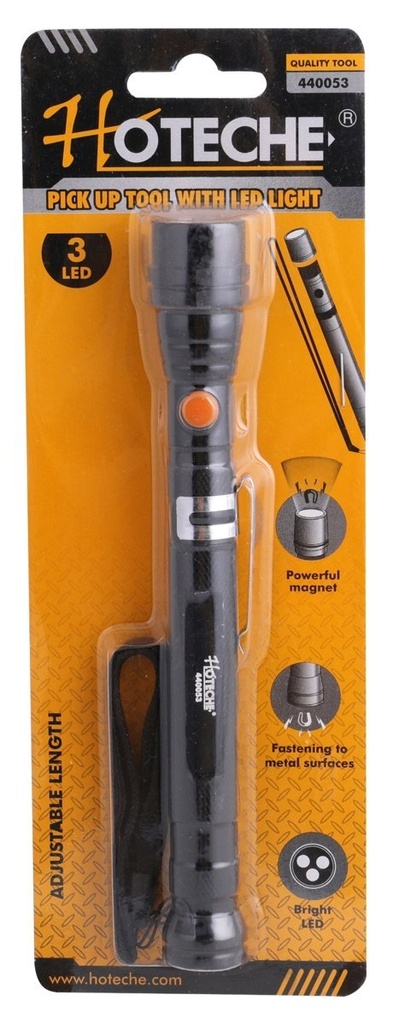 (3 Led) Linterna Magnetica Flexible a Bateria