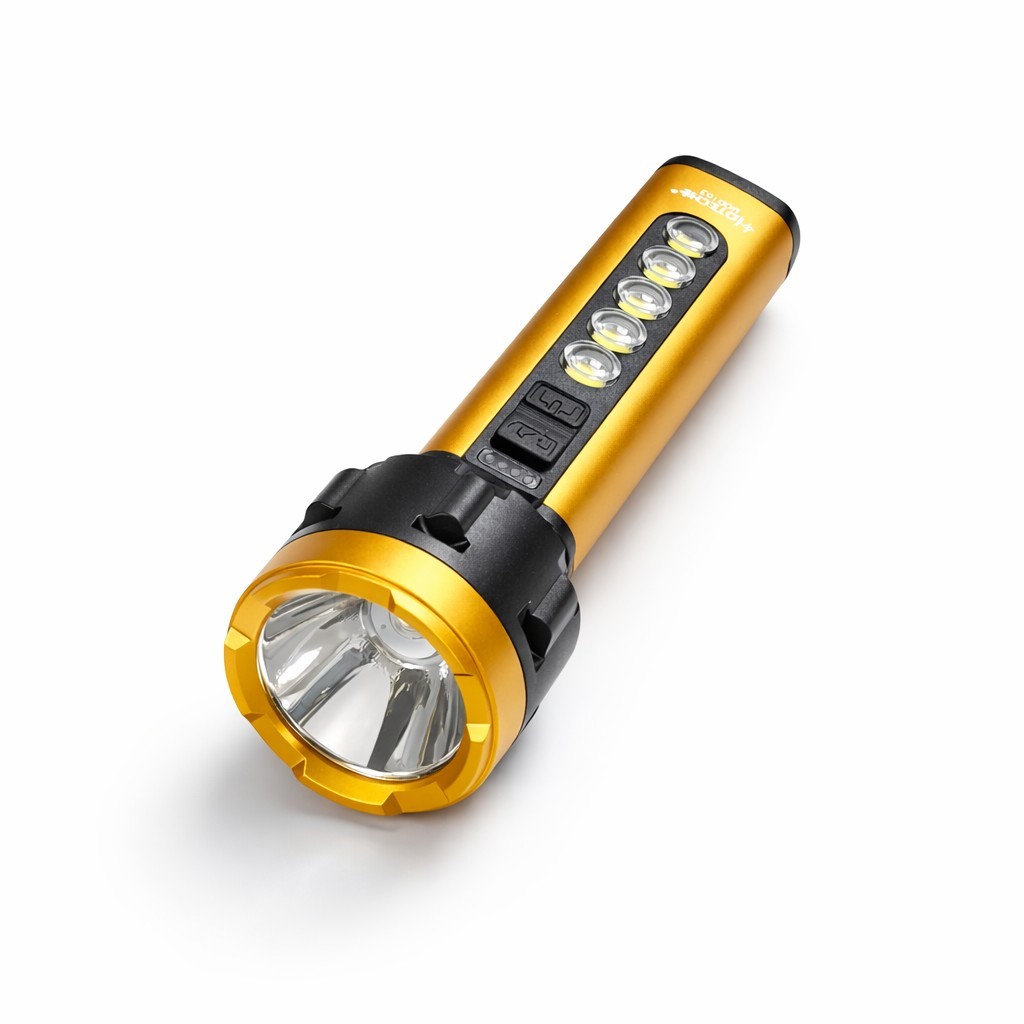 (2W) Linterna Recargable De Aluminio