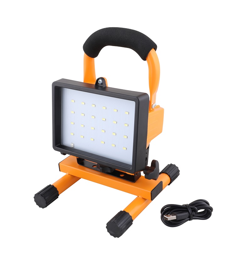 (10W) Linterna Recargable Con Panel Led