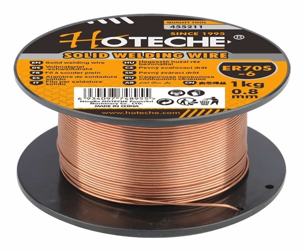 [455211] (1 Kg) Alambre Solido Con Gas ER70S-6 0.8mm