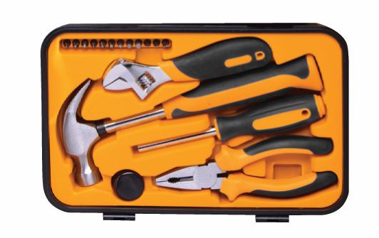 [490117] (17 Pcs) Juego De Herramientas Basicas