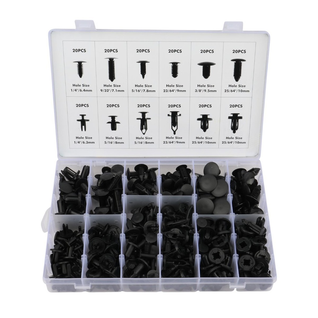 [495043] (240 Pcs) Juego De Clip Para Carroceria