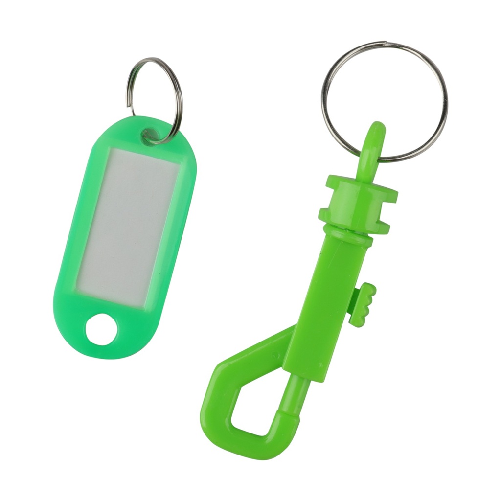 [495052] (10Pcs) Juego de Llaveros con Clip