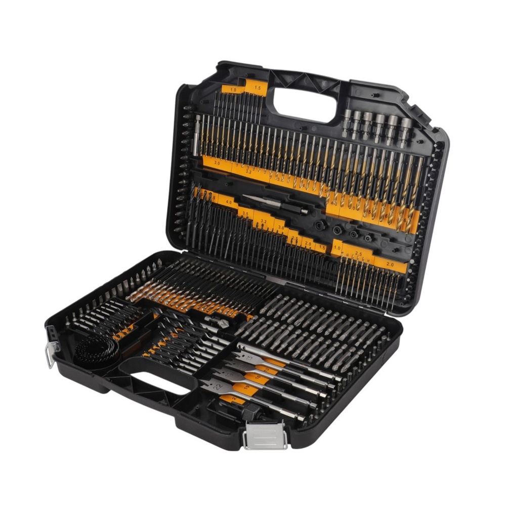 [501068] (246 Pcs) Juego De Brocas Para Metal, Madera y Concreto