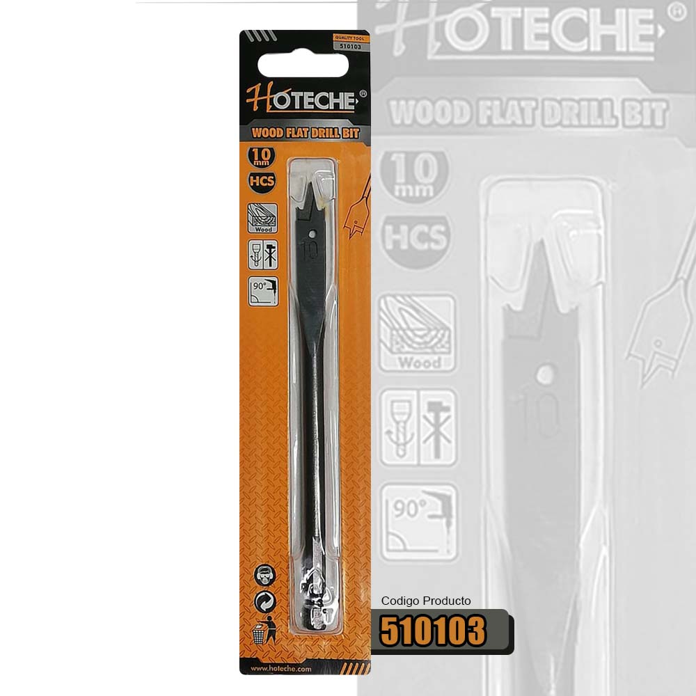 [510103] (3/8") Broca Tipo Paleta Para Madera