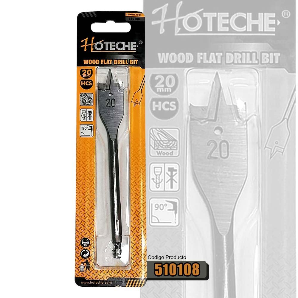 [510108] (3/4") Broca Tipo Paleta Para Madera
