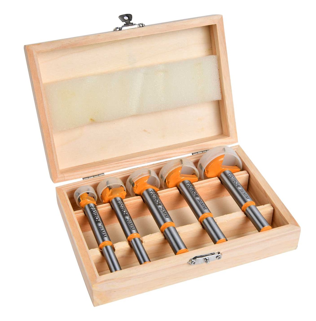 [511062] (5 Pcs) Juego de Brocas Para Bisagras Ocultas