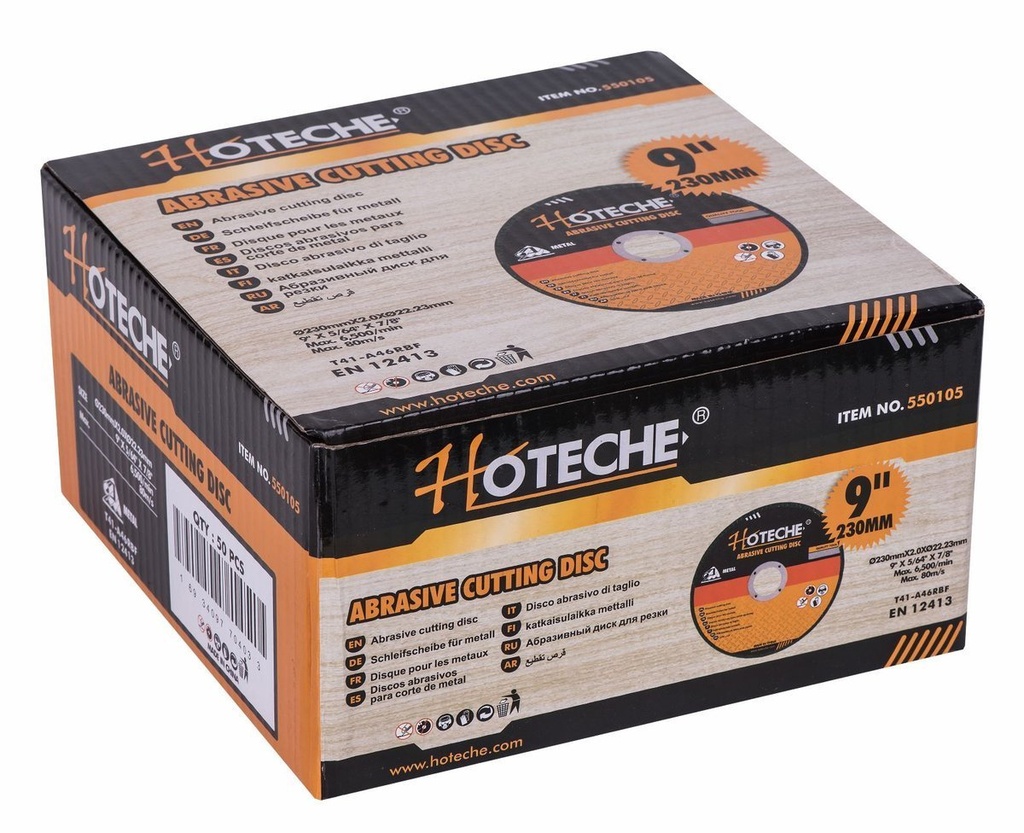 [550105] 9" Disco De Corte Para Metal T41(2.0mm)