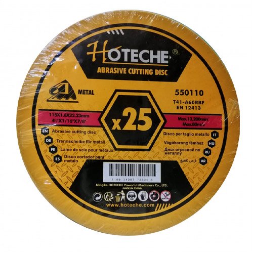 [550110] 4.5" Disco De Corte Para Metal T41 (1.6mm)