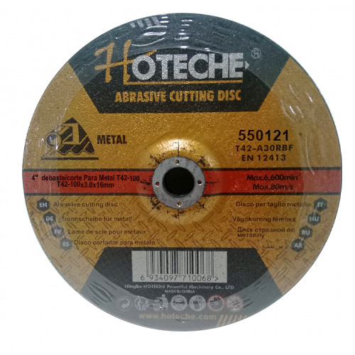 [550121] 4" Disco De debaste/debaste/corte Para Metal T42-100