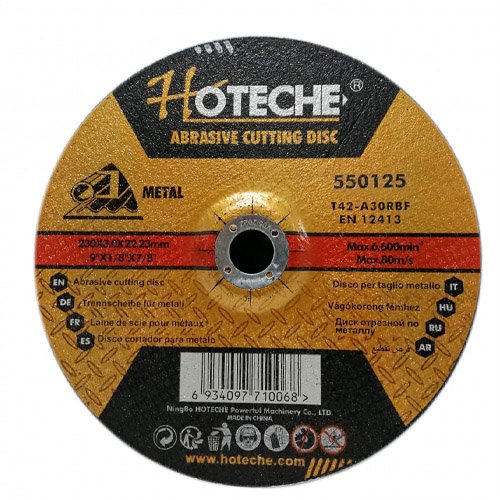 [550125] 9" Disco De debaste/corte Para Metal T42-230