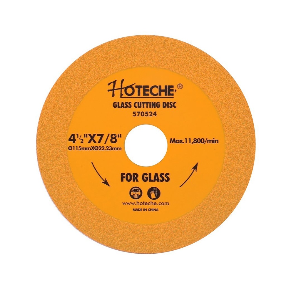 [570524] (4.5") Disco Para Corte De Vidrio