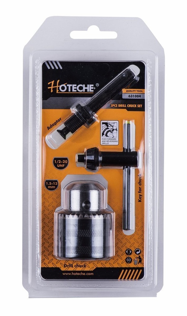 [631004] (1/2") Mandril con Llave y Adaptador SDS