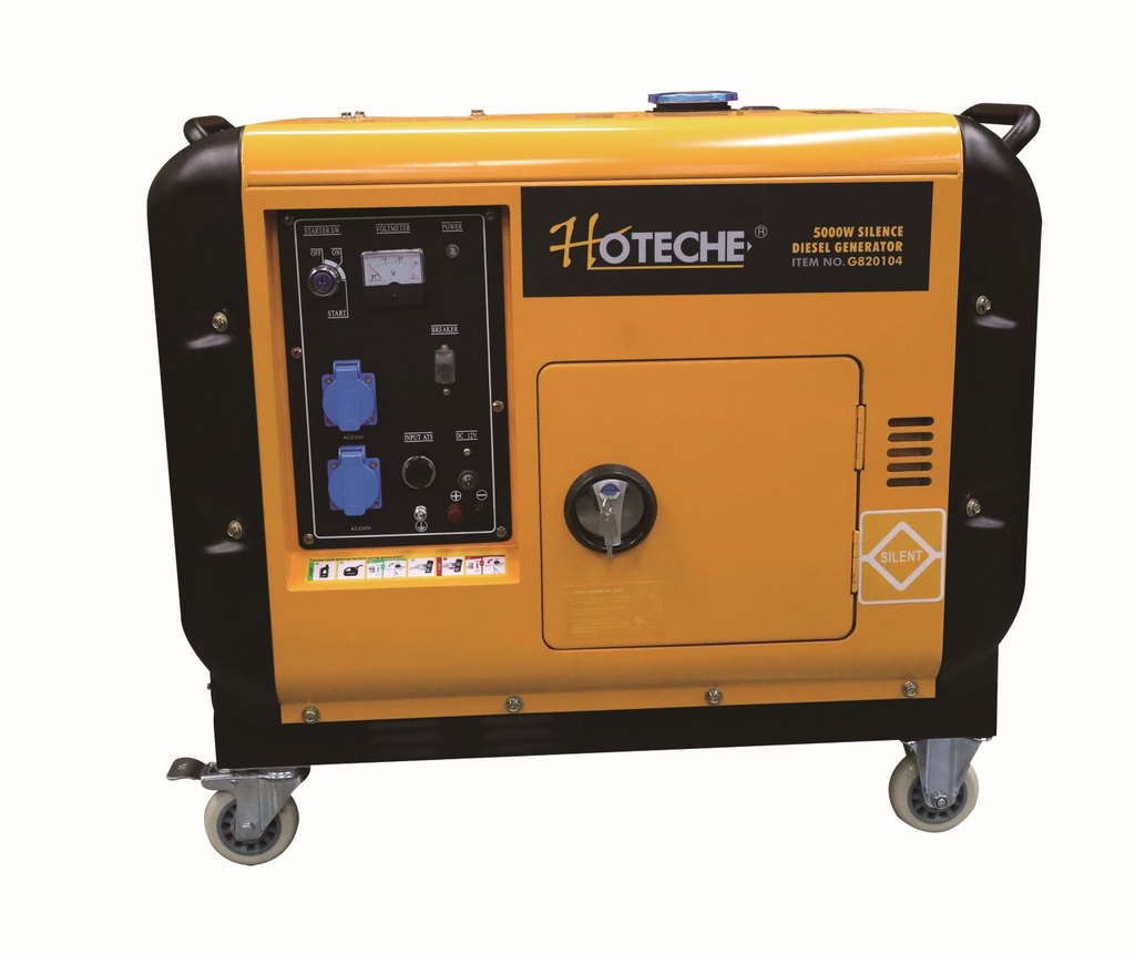 [G820104A] Generador Diesel Silencioso 7000w 120v/240v