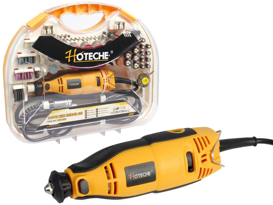 [P801201A] 160W Mini Amoladora (210 Pcs) 35000Rpm 110V