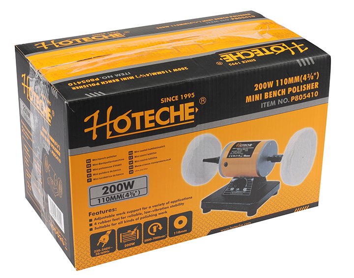 [P805410A] 4-3/8" Esmeril De banco Para Pulir (200W)