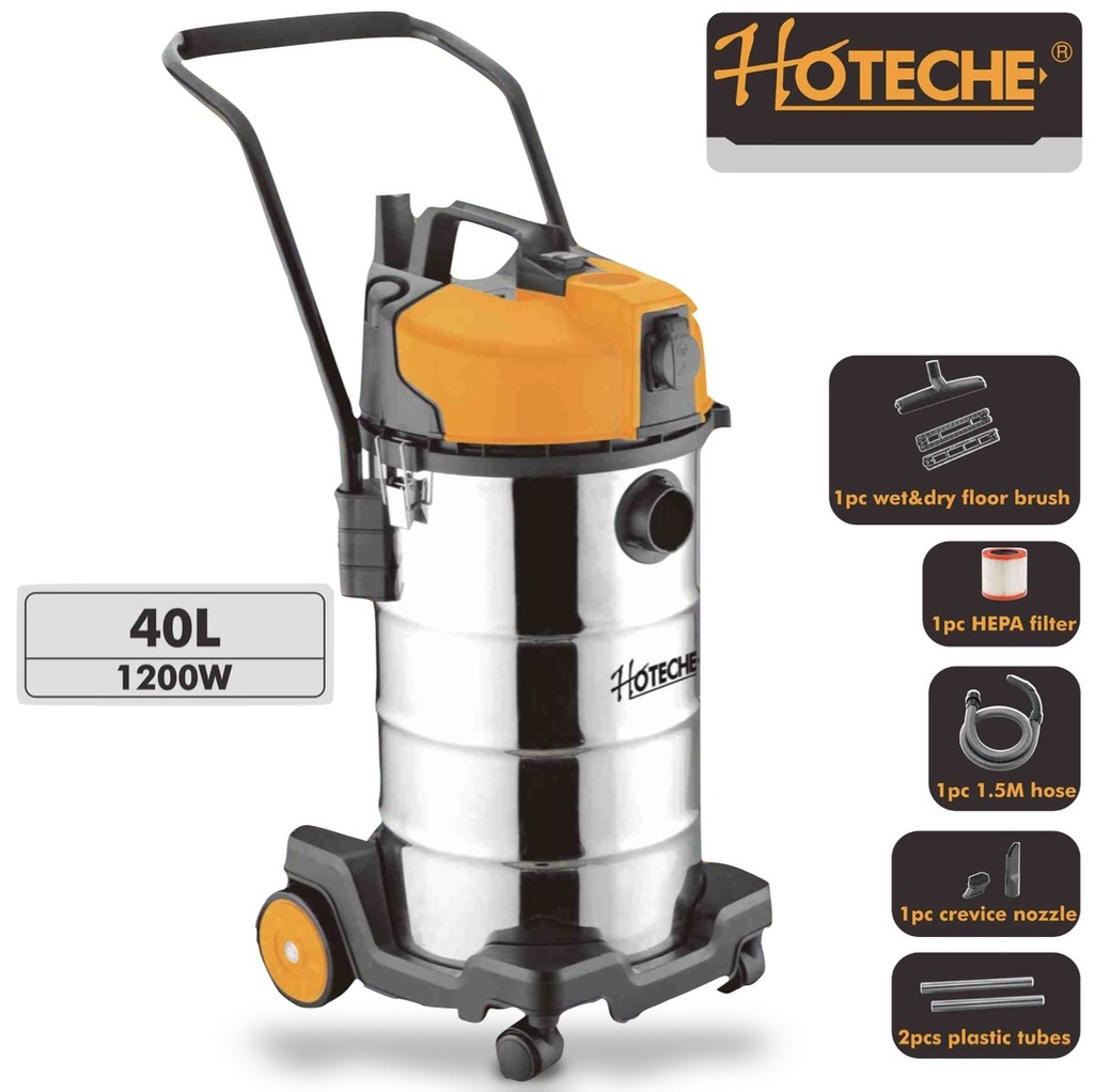 [P805540A] 1200W Aspiradora Sopladora Industrial (40L) 110V