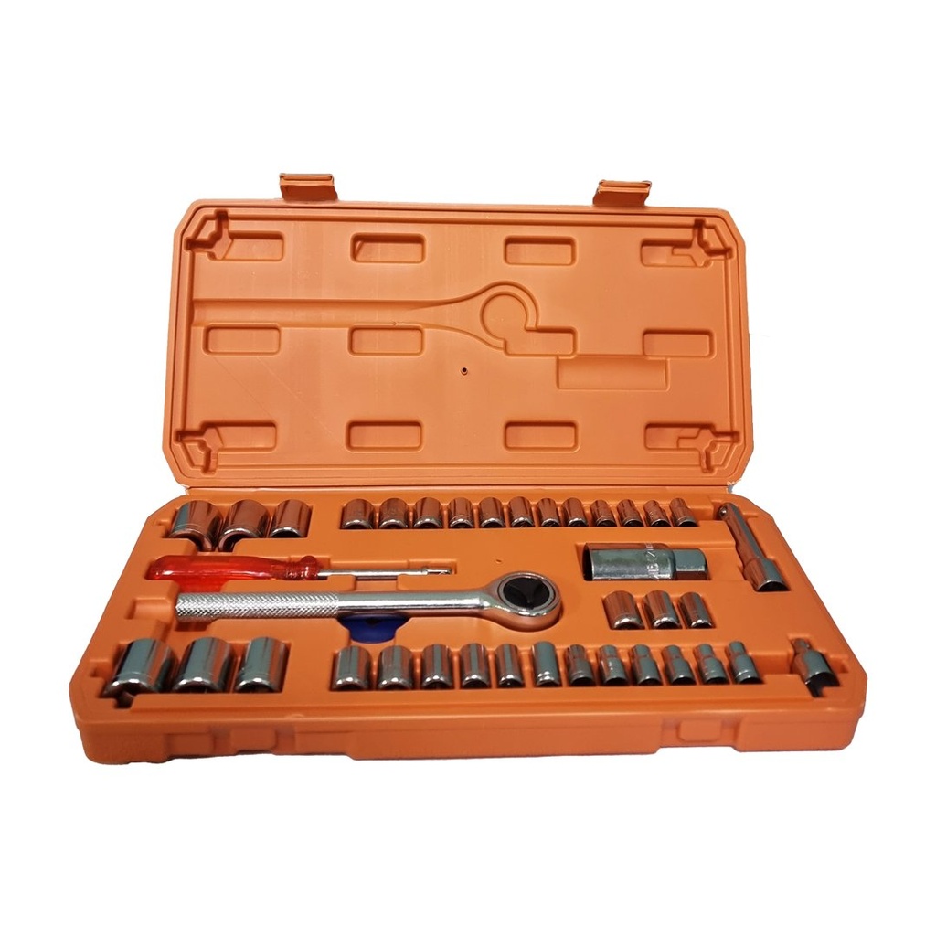 [R202201] Juego de Socket de 1/4" y 3/8" (40Pcs)