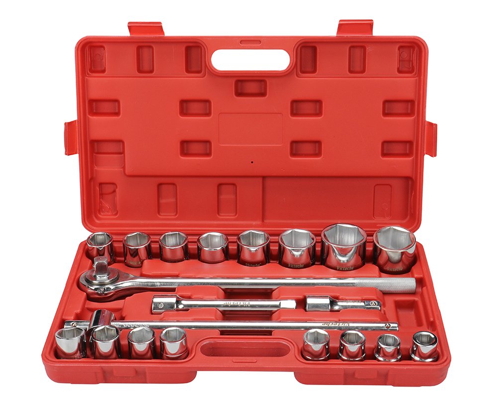 [V203623] Juego de Socket de  3/4"  (21Pcs)