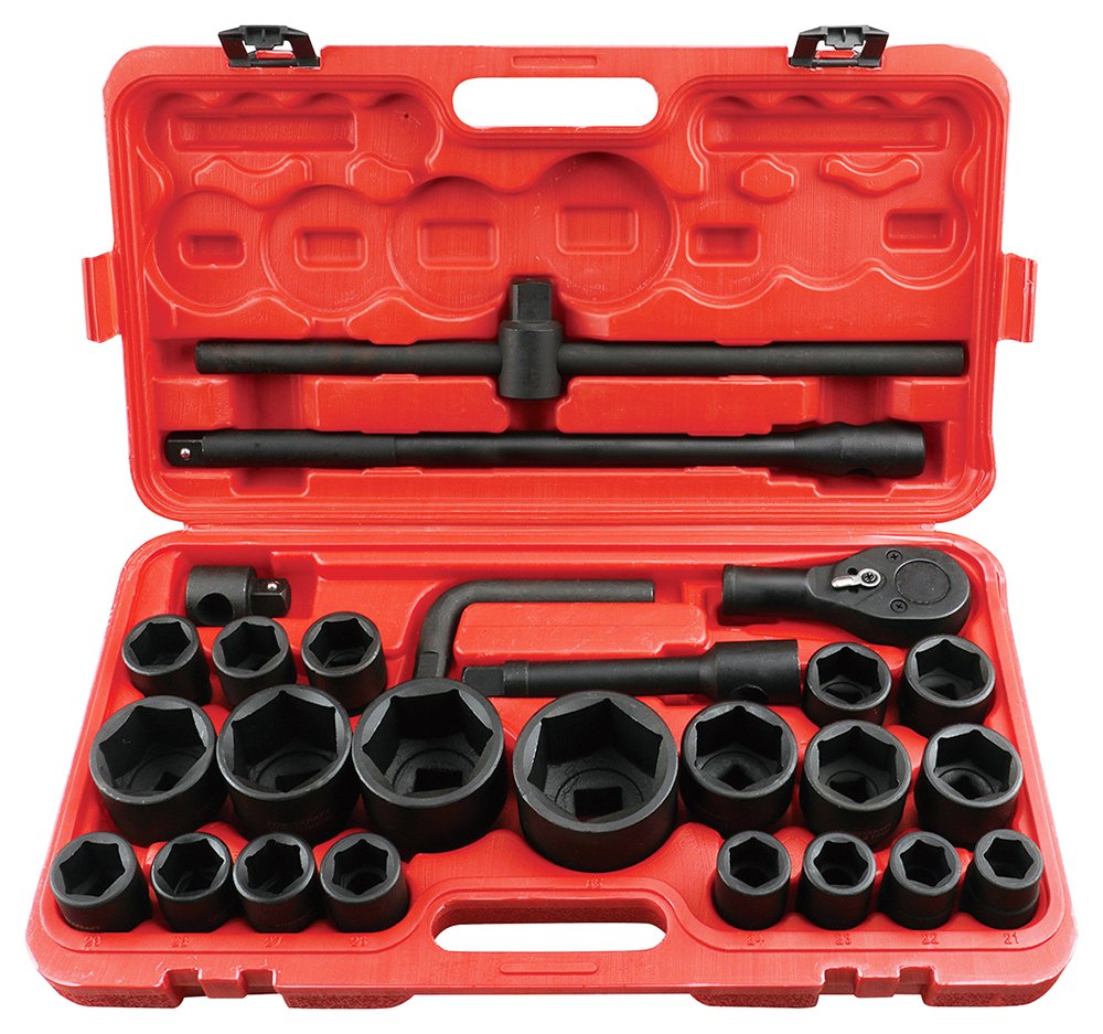 [V203626] Juego de Socket de 3/4" Impacto (26 Pcs)
