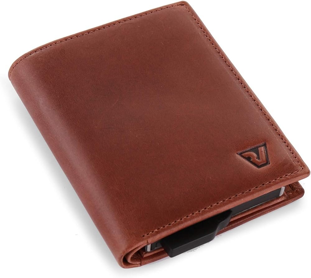 PORTA CARTE /BANCONOTE IRON NT MARRONE