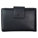 PORTAF. DONNA PICCOLO C/CERNIERA E PATTINA POCKET NERO