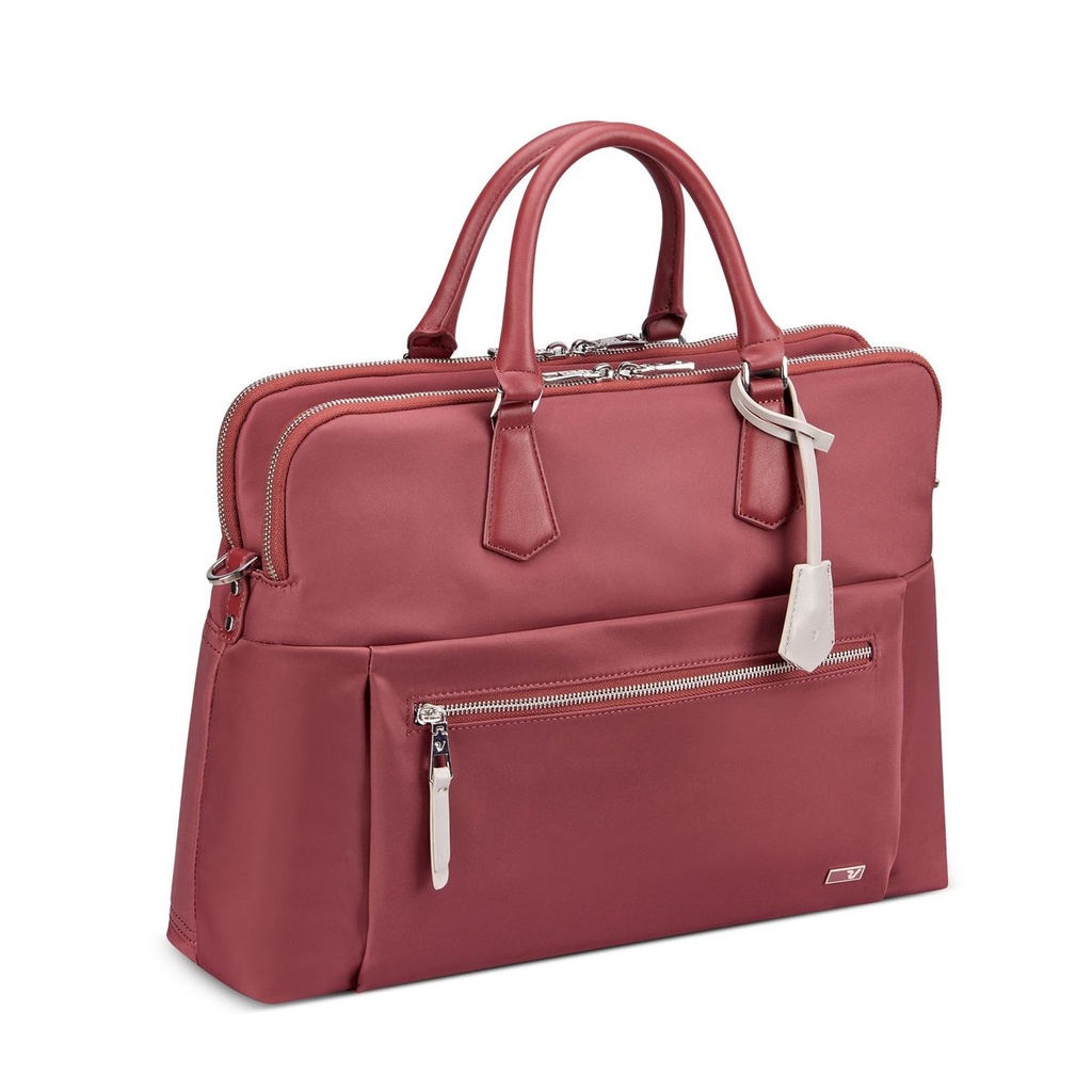 [41232405] Roncato Woman Biz Slim Office Bag 3 Comp Bordeaux